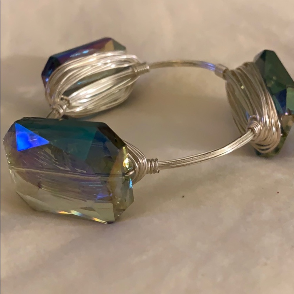 Bourbon and Bowties Inspired Bangle Bracelet (1)